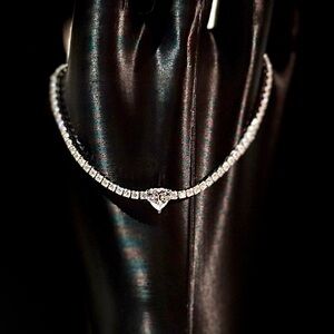 Silver Heart Bracelet
